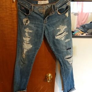 Size 7 Hollister boyfriend Jeans